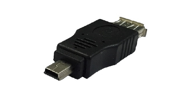 USB AF (Half Molding) to Mini USB AM Adapter