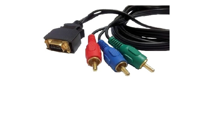 RCA Cable-D4 to 3xRCA Plug