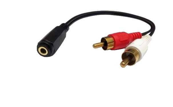 RCA Cable – Audio Jack to 2 x RCA plug