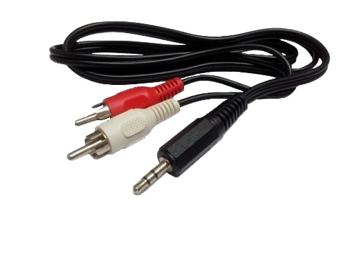 RCA Cable – Audio 3.5mm Plug to 2 x RCA Plug