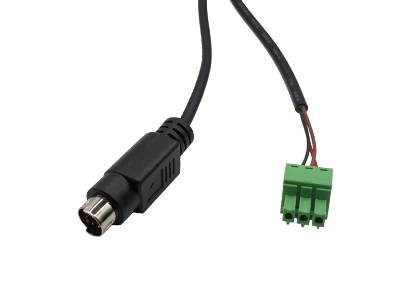 Mini DIN 8 Pin M to 3.81mm Pitch 3 Pin Terminal Block