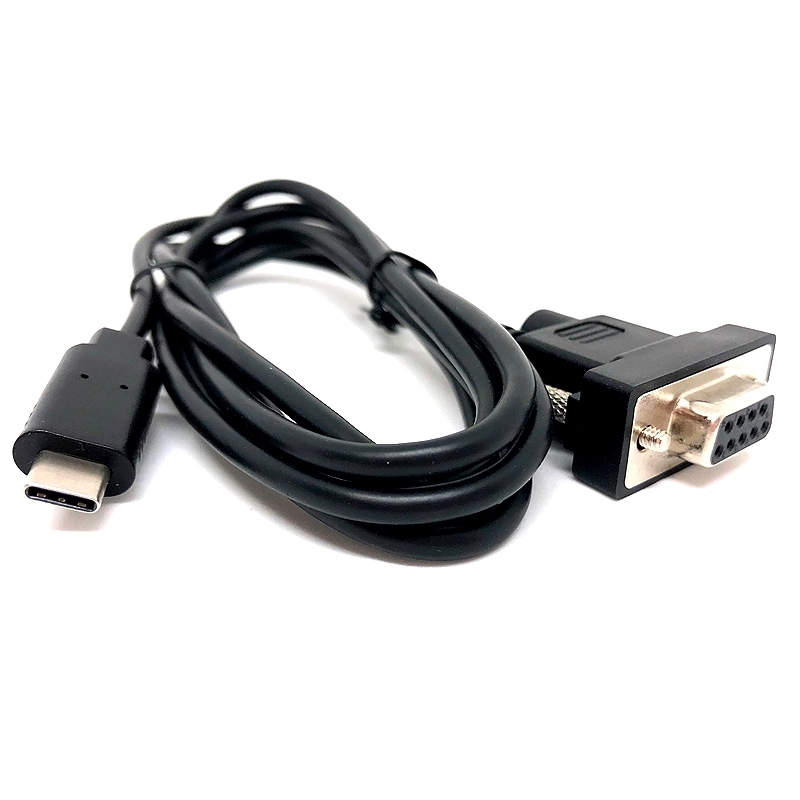 VGA DB 9 Pin F to DC 3.5×1.3 Jack to USB 2.0 Type C