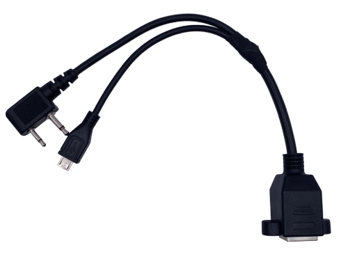 Customized Cable – RJ45 8P8C F to 2.5mm 2 Pin + 3.5mm 2 Pin + Micro USB B